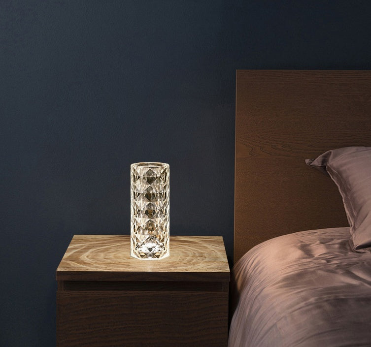 "Nordic Crystal Touch Table Lamp"