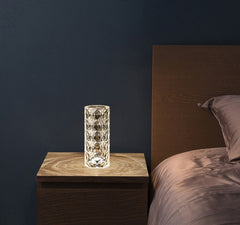 "Nordic Crystal Touch Table Lamp"