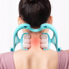 "Multifunctional Six-Wheel Neck Massager"