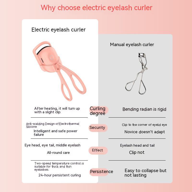 "Portable Electric Heated Eyelash Curler"