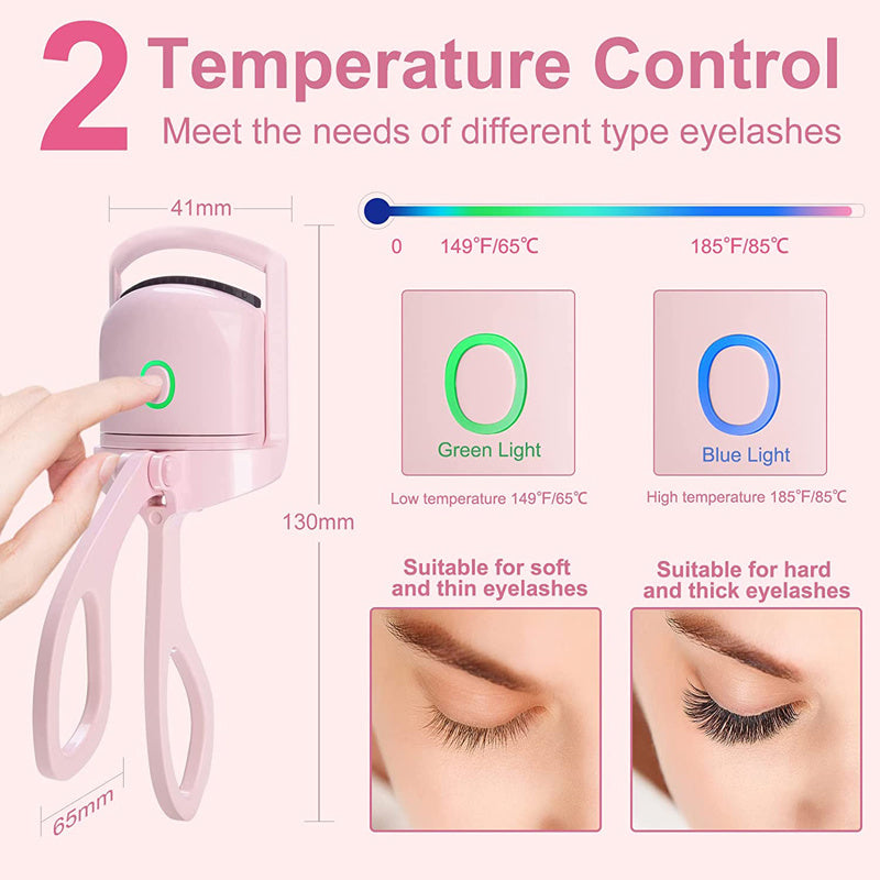 "Portable Electric Heated Eyelash Curler"