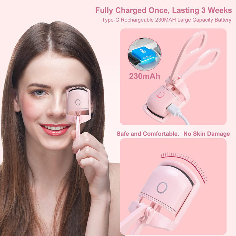 "Portable Electric Heated Eyelash Curler"