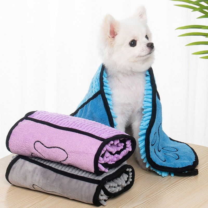 "Super Absorbent Pet Bath Towels"