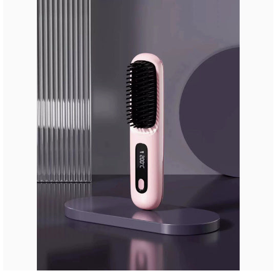 "2-in-1 Wireless Hair Straightener"