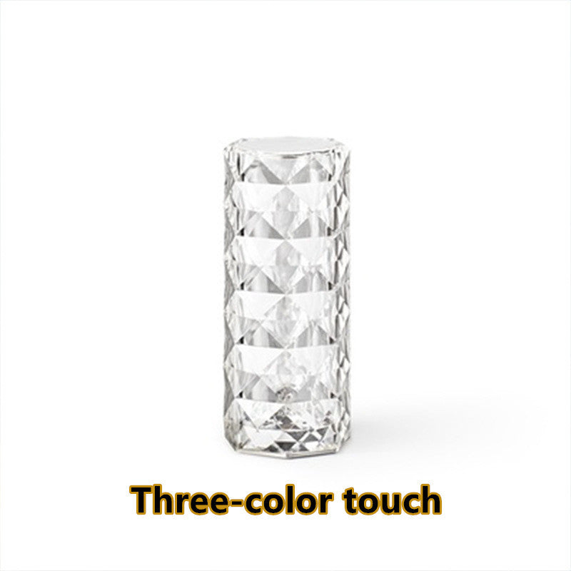 "Nordic Crystal Touch Table Lamp"