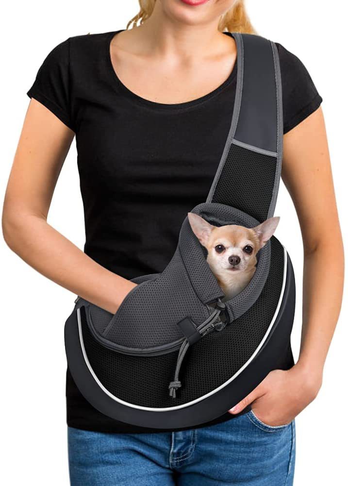 "Portable Pet Carrier Crossbody Bag"