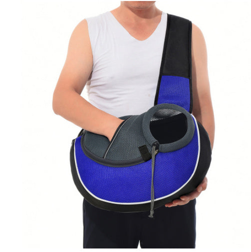 "Portable Pet Carrier Crossbody Bag"