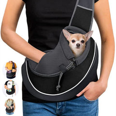 "Portable Pet Carrier Crossbody Bag"