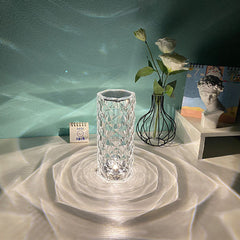 "Nordic Crystal Touch Table Lamp"