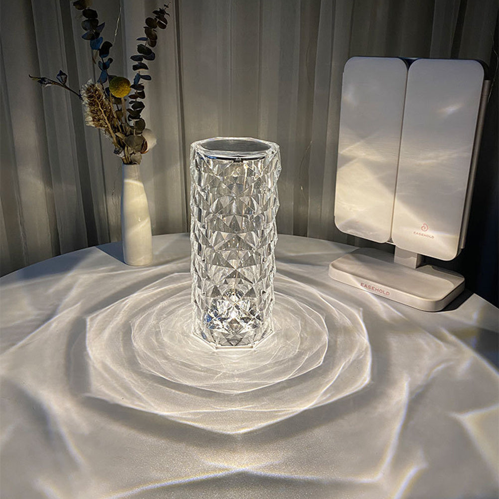 "Nordic Crystal Touch Table Lamp"