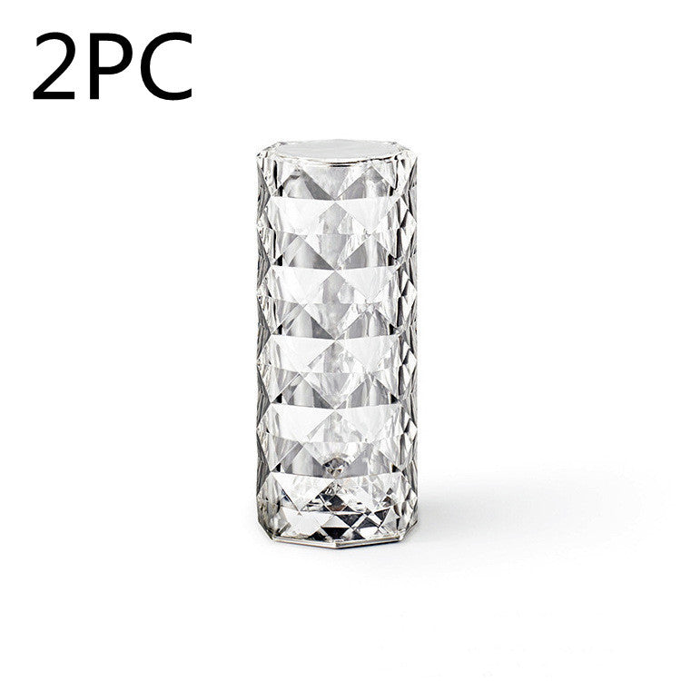 "Nordic Crystal Touch Table Lamp"