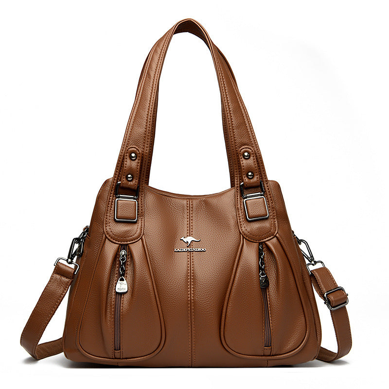 "Women's Multi-Compartment Crossbody Bag"