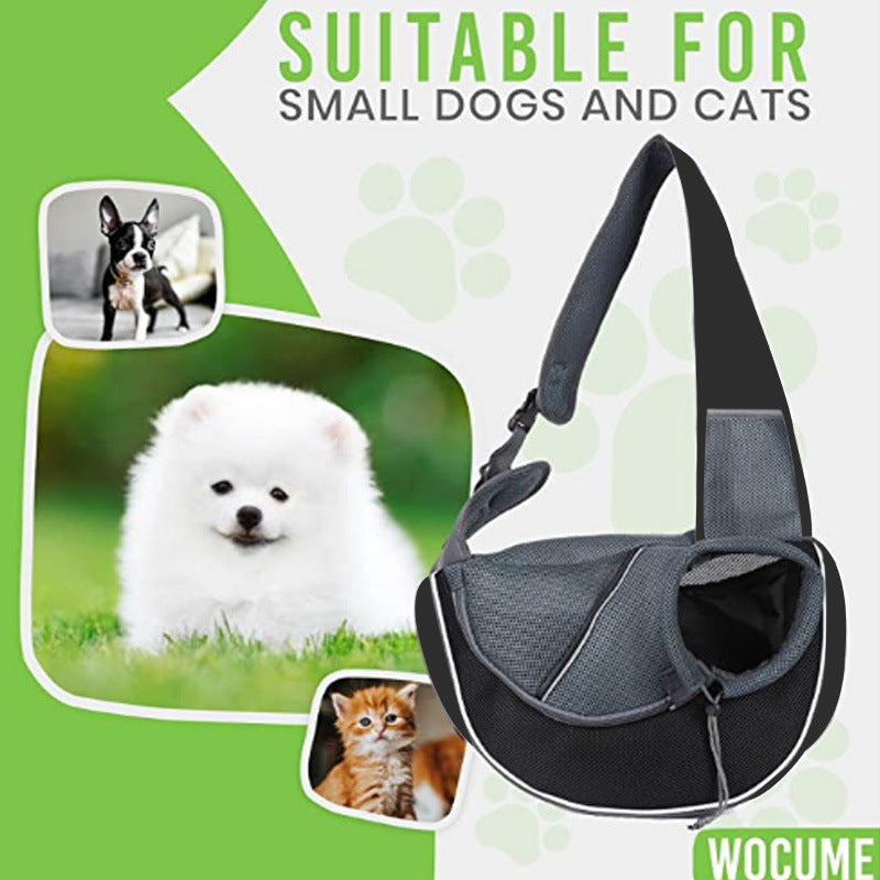 "Portable Pet Carrier Crossbody Bag"