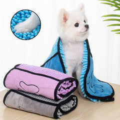 "Super Absorbent Pet Bath Towels"