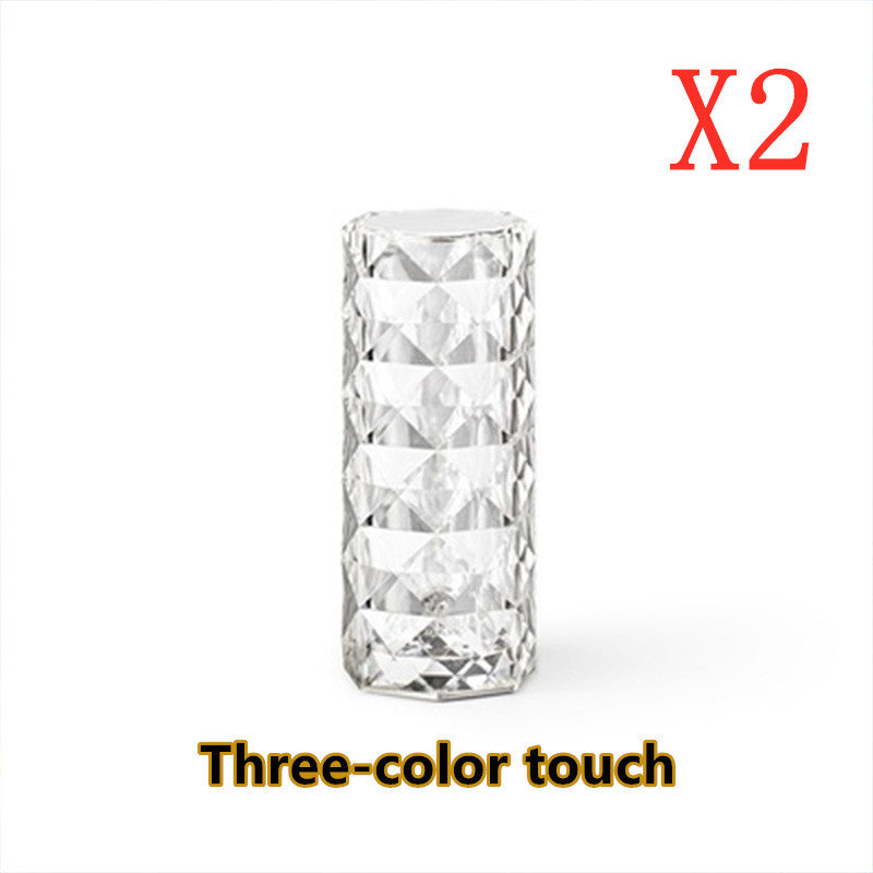 "Nordic Crystal Touch Table Lamp"